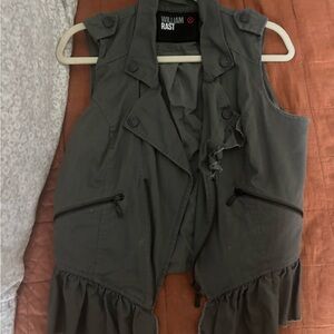 William Rast Women's Dark Gray Vest